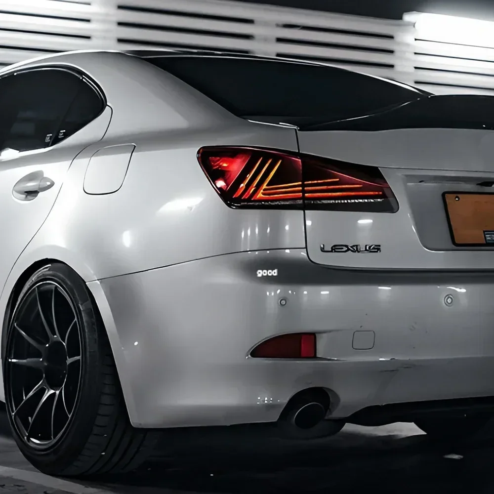 Фото Для Lexus IS250 IS250C IS300 IS350 IS300H 2006-2012 авто задний фонарь в сборе светодиодный динамический поворот автомобильные задние фонари аксессуары №4