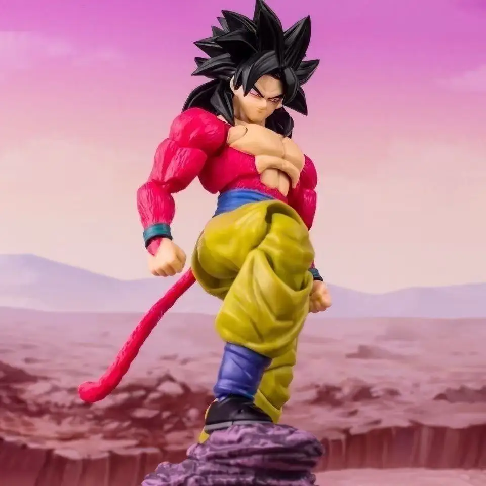 Фото Demoniacal Fit Untame Power Unleash Nature SSJ4 Гоку 1/12 Подвижная фигурка Драгонболл Коллекционная игрушка В наличии №3