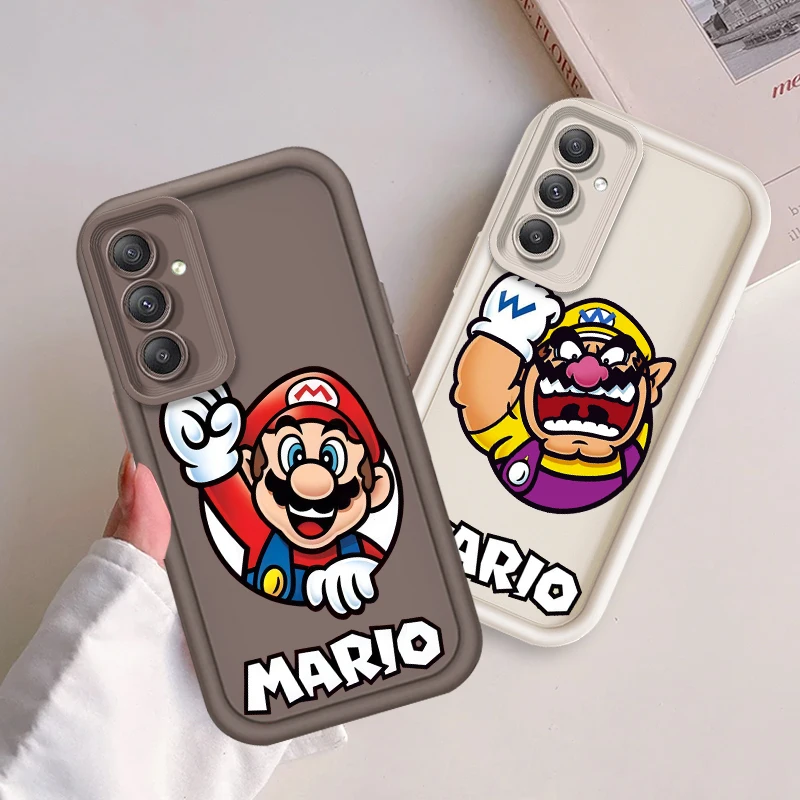 SSupers MMary MMario lluipad для Samsung A73 A71 A54 A53 A52 A51 A33 A32 A21S A14 A13 A12 A03 A04 A05 зеркальная лестница