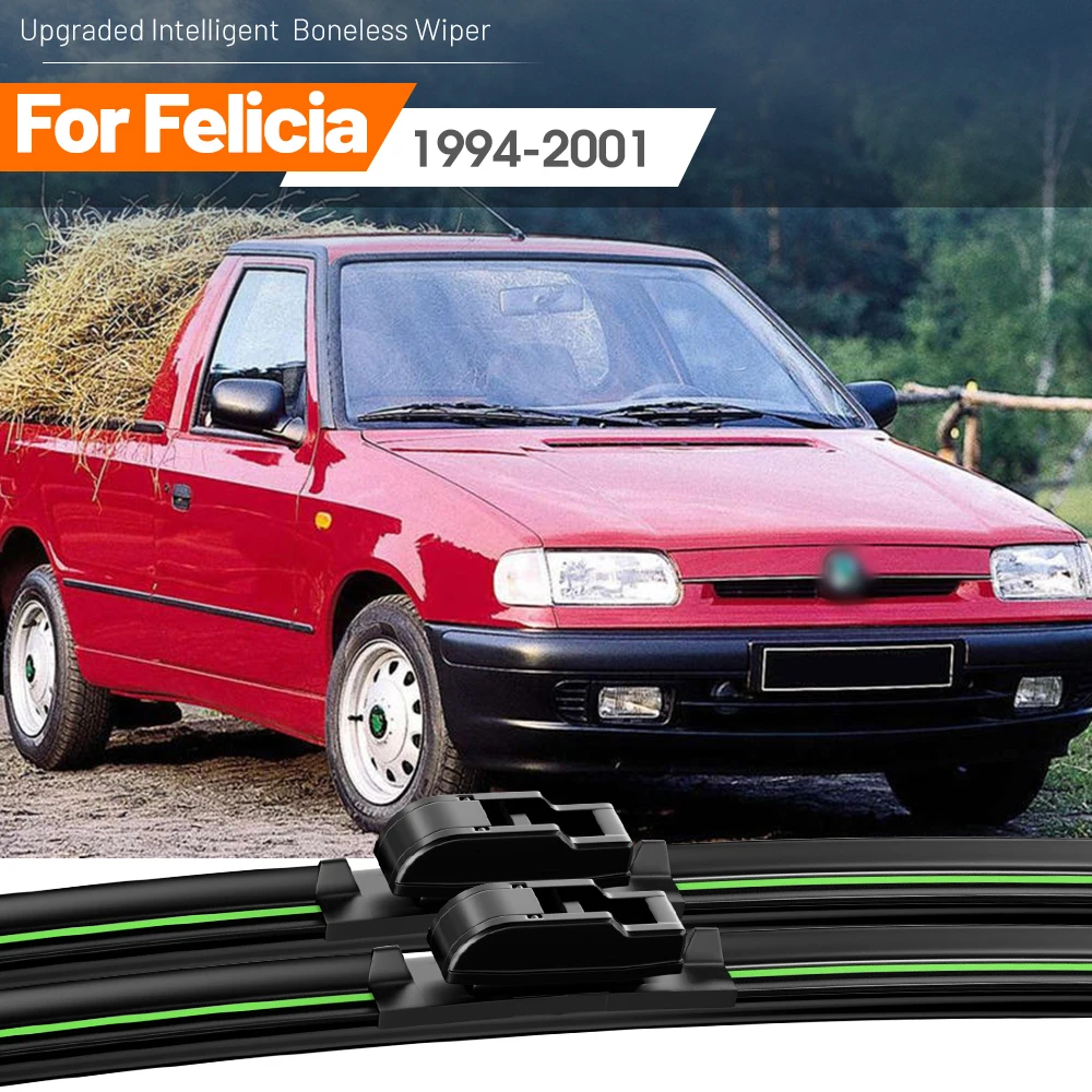

2pcs For Skoda Felicia 1994-2001 Front Windshield Wiper Blades 1995 1996 1997 1998 1999 2000 Windscreen Window Accessories