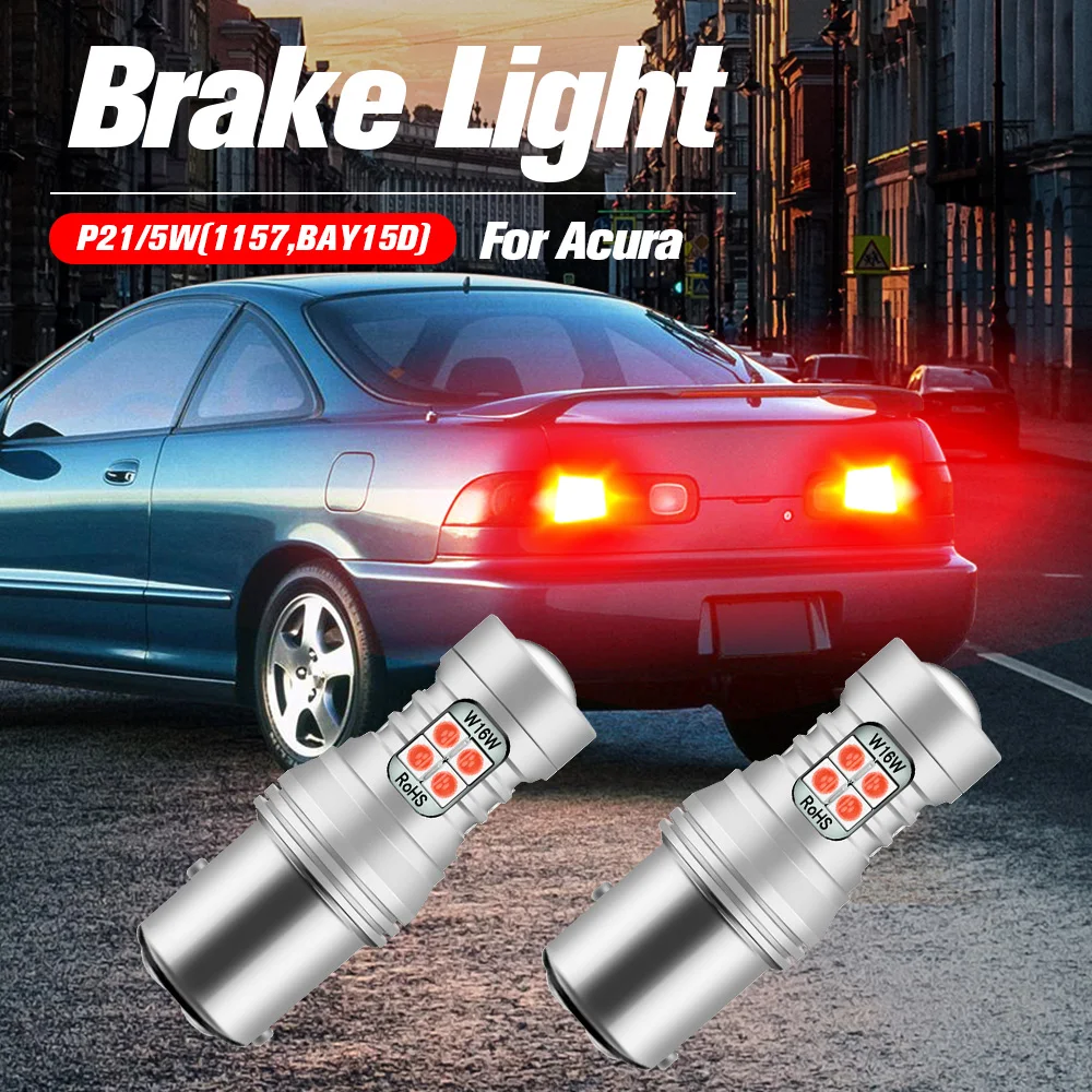 

2pcs LED Brake Light Blub Lamp P21/5W 1157 BAY15D Canbus No Error For Acura Integra 1994-2001 NSX 1994-2005