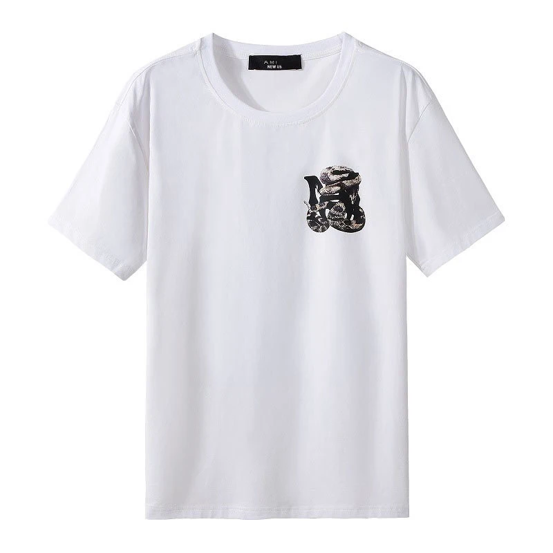 Высококачественная свободная дышащая мужская футболка с рисунком брызг круглым