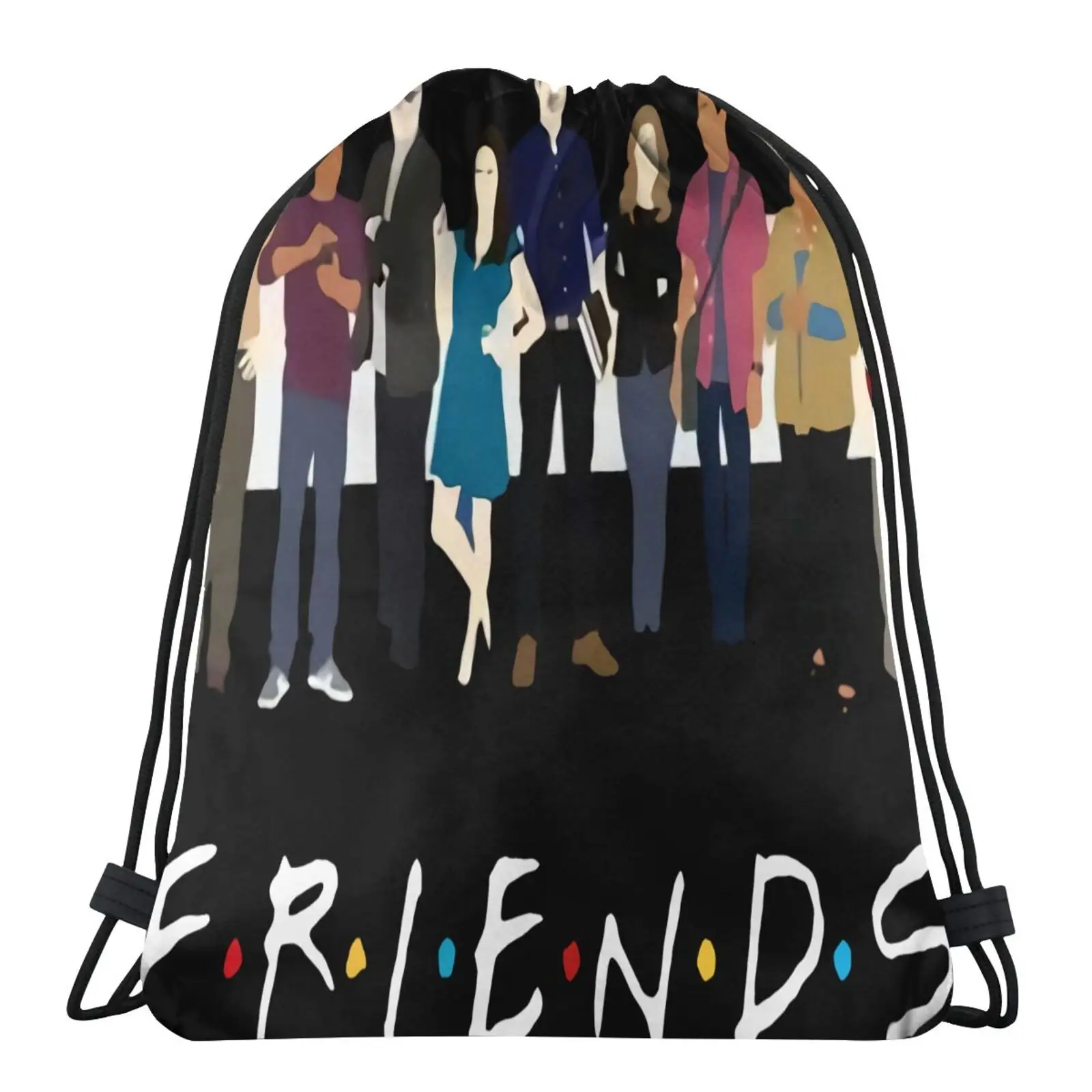 

Community Friends Tv Hip Ho For Bag Bucket Bag Fabric Bags Custom Backpack Canvas Bag Backpack Bag Backpack With Cord Backpack