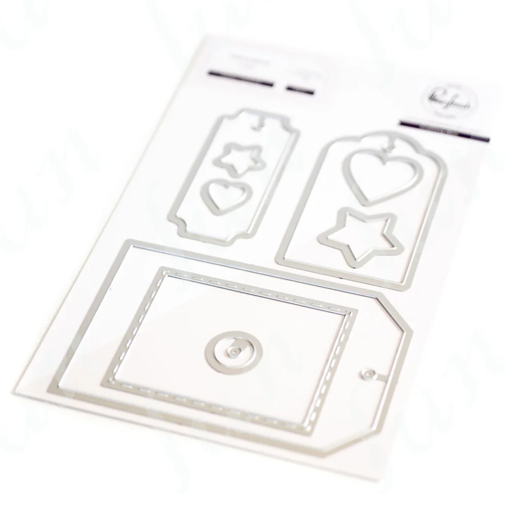 

Shaker Tag Book Die DIY Cutting Dies Molds Scrapbooking Paper Making Cuts Crafts Template Handmade Embossing Supplies