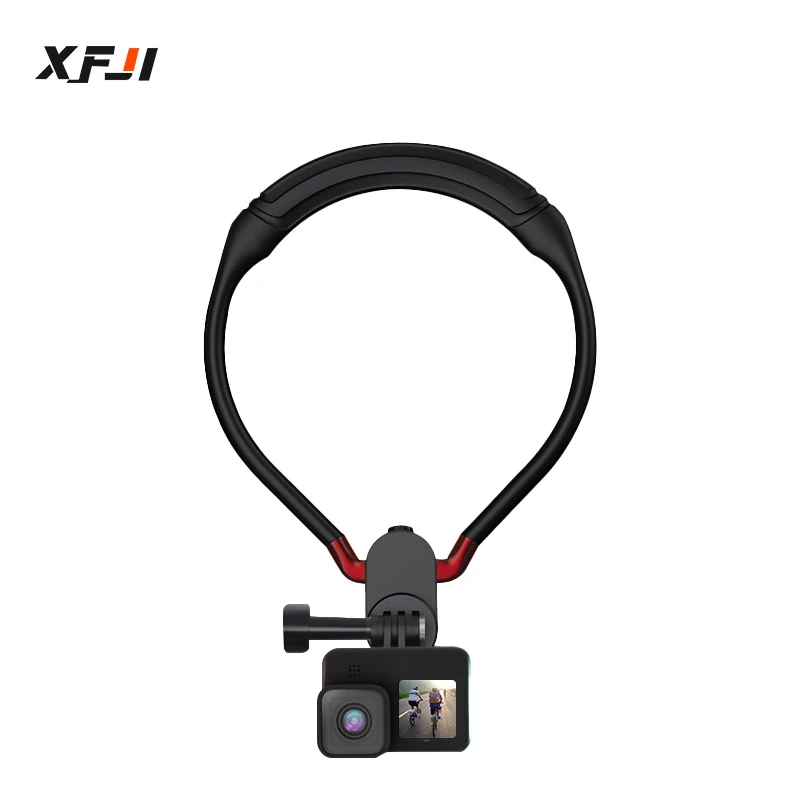 

For GoPro Hero 11 10 9 8 DJI Osmo Action 3 Silicone Neck Holder Mount Smartphone First-person Shooting Sports Camera Accessories