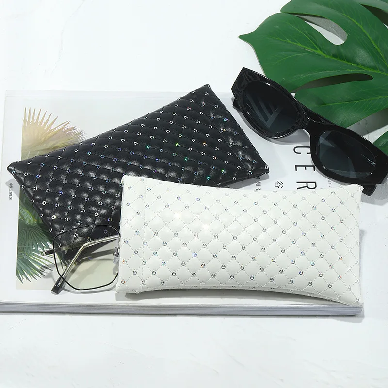 

New Fashion Pu Leather Sunglasses Bag Eyeglass Case Pouch Mobile Phone Wallet Storege Travel Portable Glasses Storege Case
