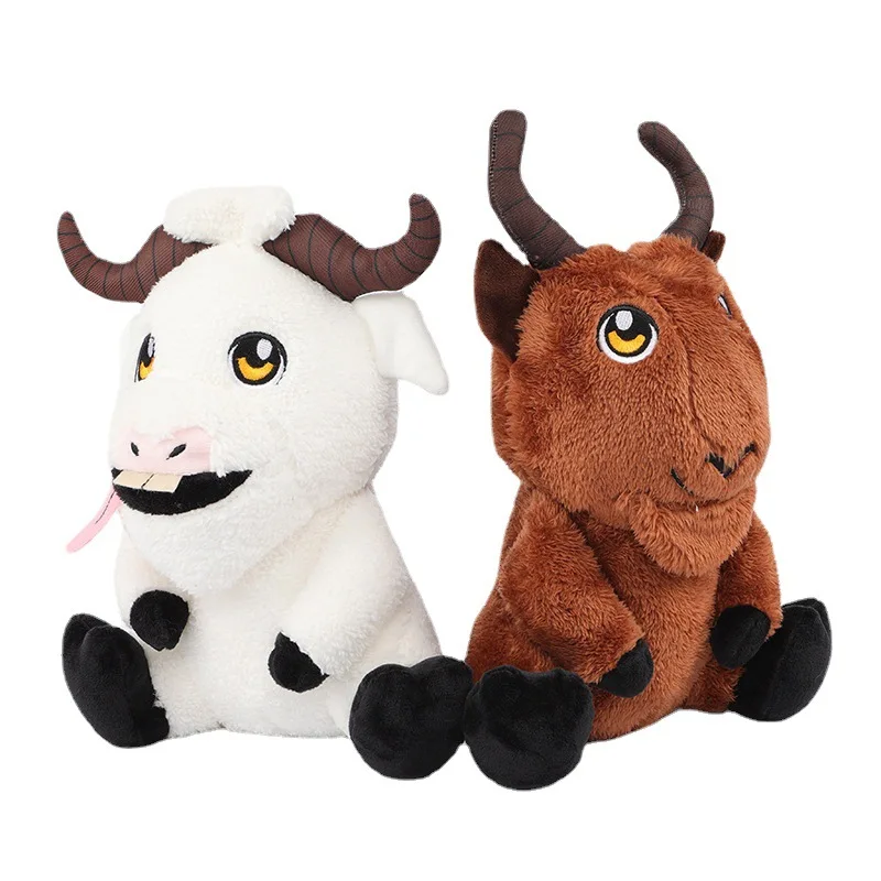 

Плюшевые игрушки Love and Thunder, милая мультяшная коза, стандартные куклы для детей, подарок на день рождения и Рождество