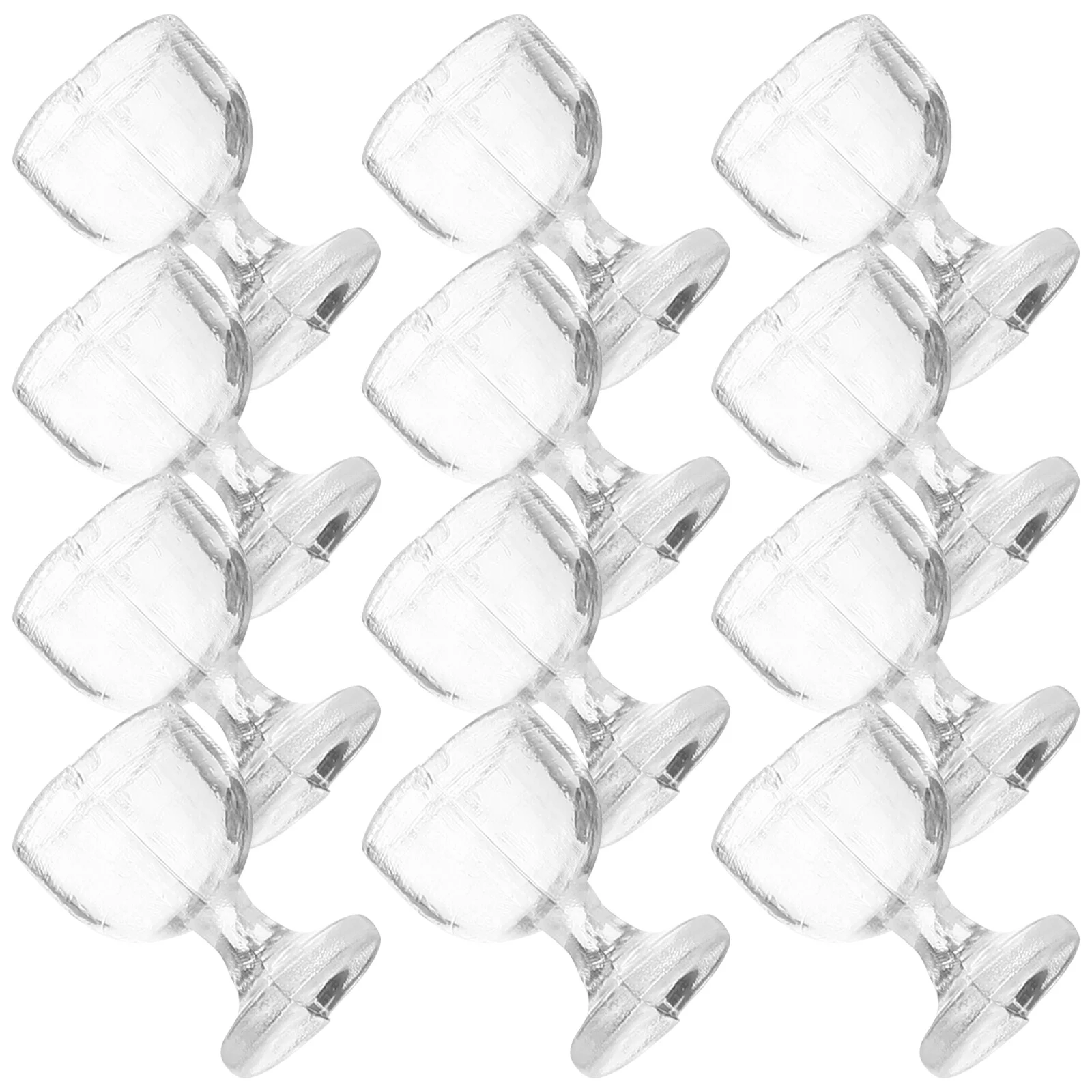 

20 шт., миниатюрные стеклянные бокалы для малышей