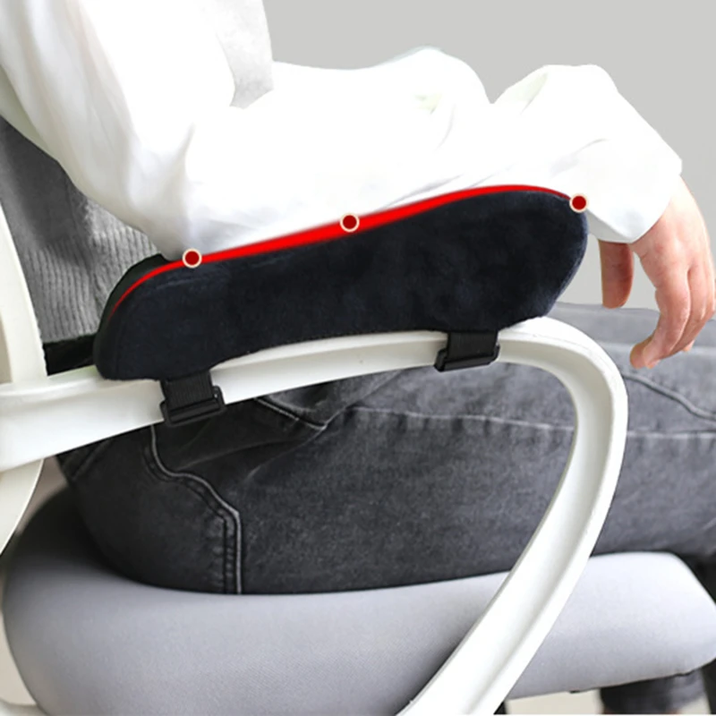 Armrest Pad Elbow Pillow Comfortable Support Cushion Memory Foam Inner Core Sofa Cushion For Home Office Game Chair