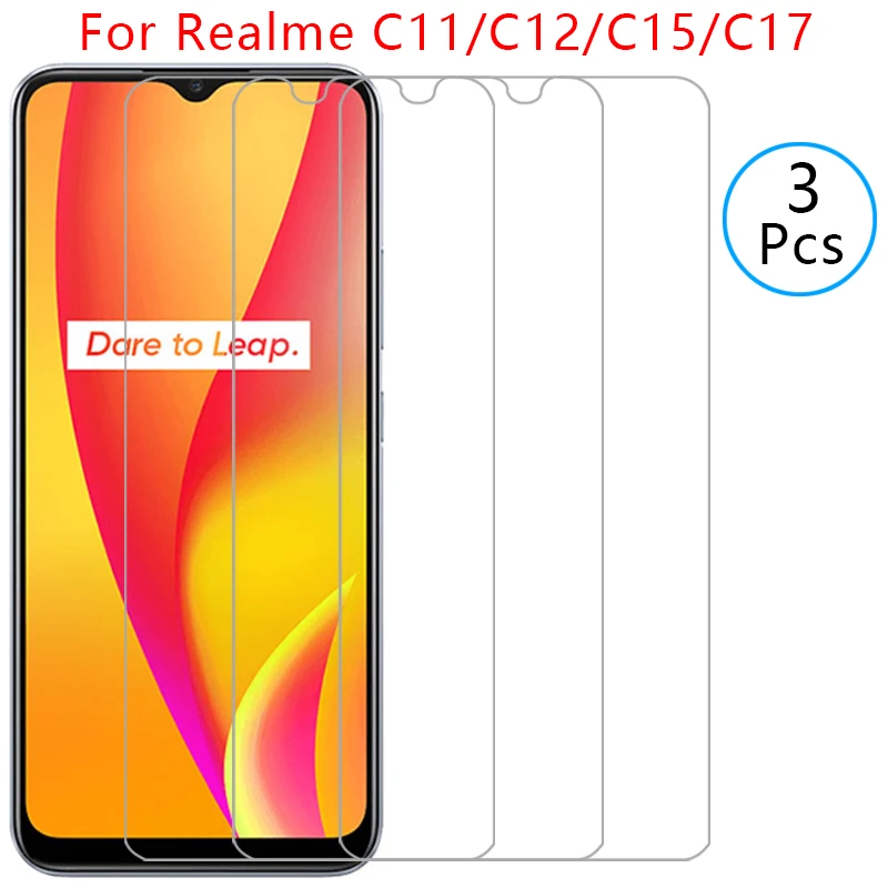 Защитное закаленное стекло для realme c15 c11 2021 c12 c17, защита экрана на realmec11 realmec15 c 11 15 11c 15c, пленка realmi