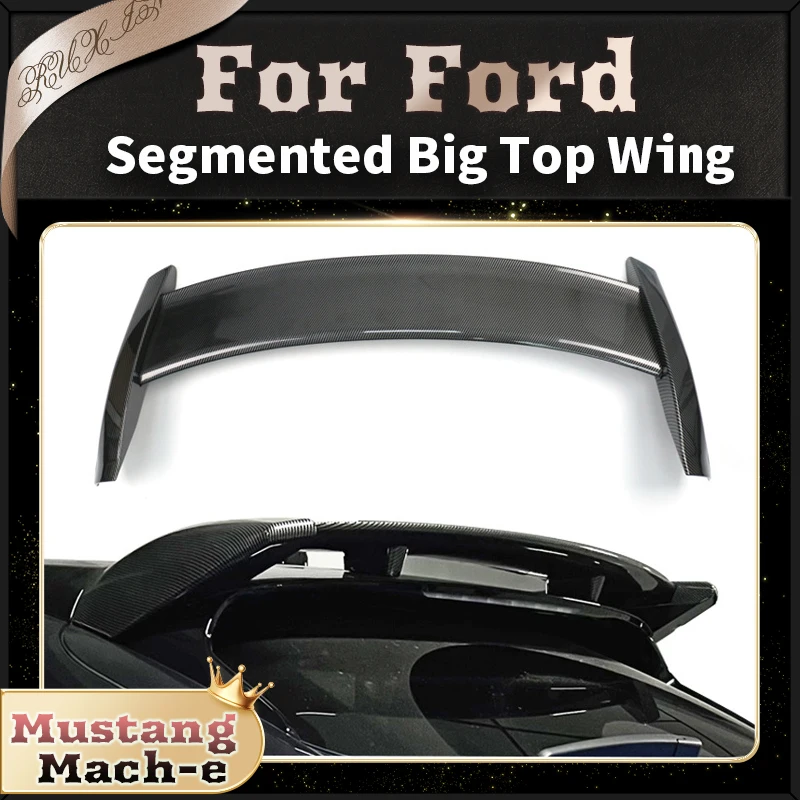 

Большой задний плавник из АБС-пластика, спортивный спойлер из углеродного волокна, аксессуары для внешнего украшения, спойлер для задней кр...