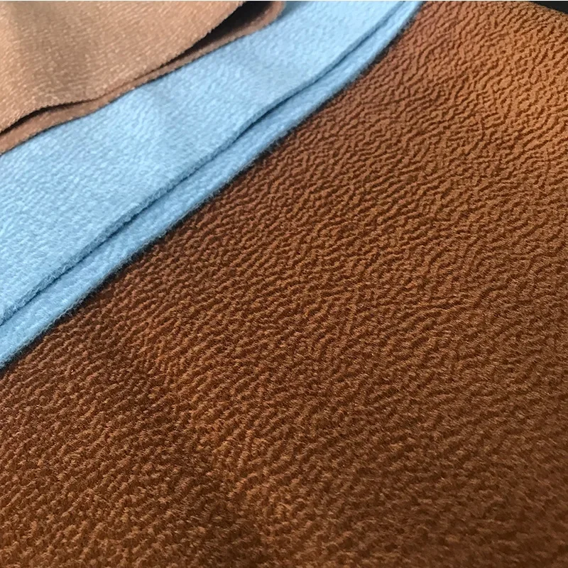 Двусторонняя ткань из чистого кашемира ворсистая пальто шерстяная Осень-зима