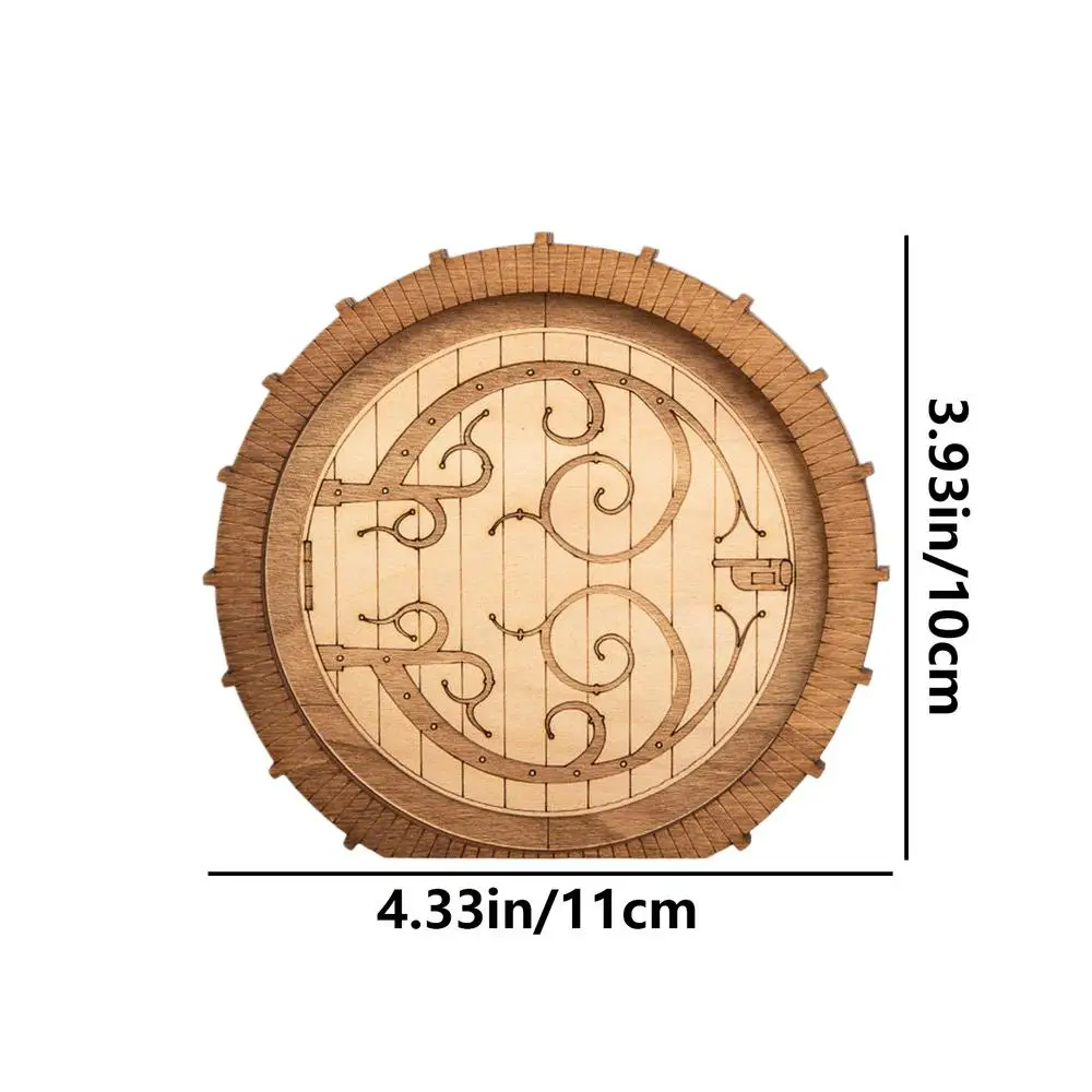 Деревянная миниатюрная фея-дверь