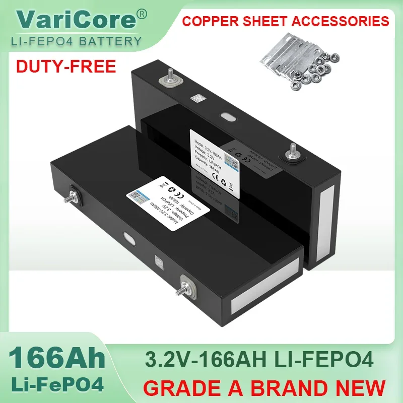 Класс A новая 3 2 В 166 Ач LiFePO4 аккумуляторная батарея DIY 4s 12 24 гольф-кара мотоцикл
