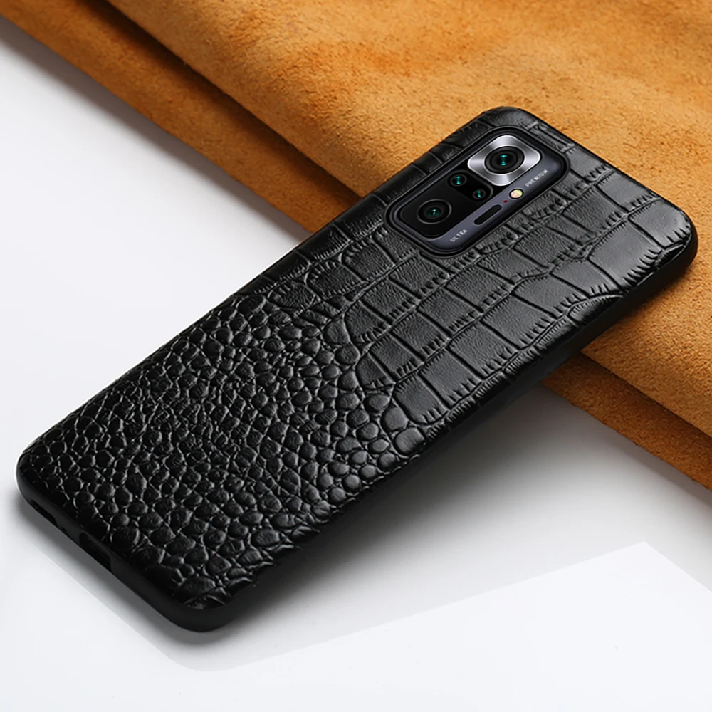

Genuine Leather Case for Xiaomi Redmi Note 10 Pro Note 9 8 11 Pro 9T 9 Cover For Mi 11T 11 Lite 10T Poco X3 Pro F3 GT M3 M4 Pro