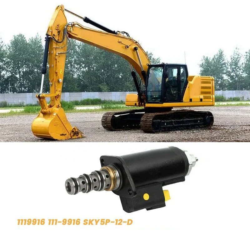 Соленоидный клапан 24 В 1119916 111-9916 для ЭКСКАВАТОРА CAT 320 200B 320D 320C электромагнитный