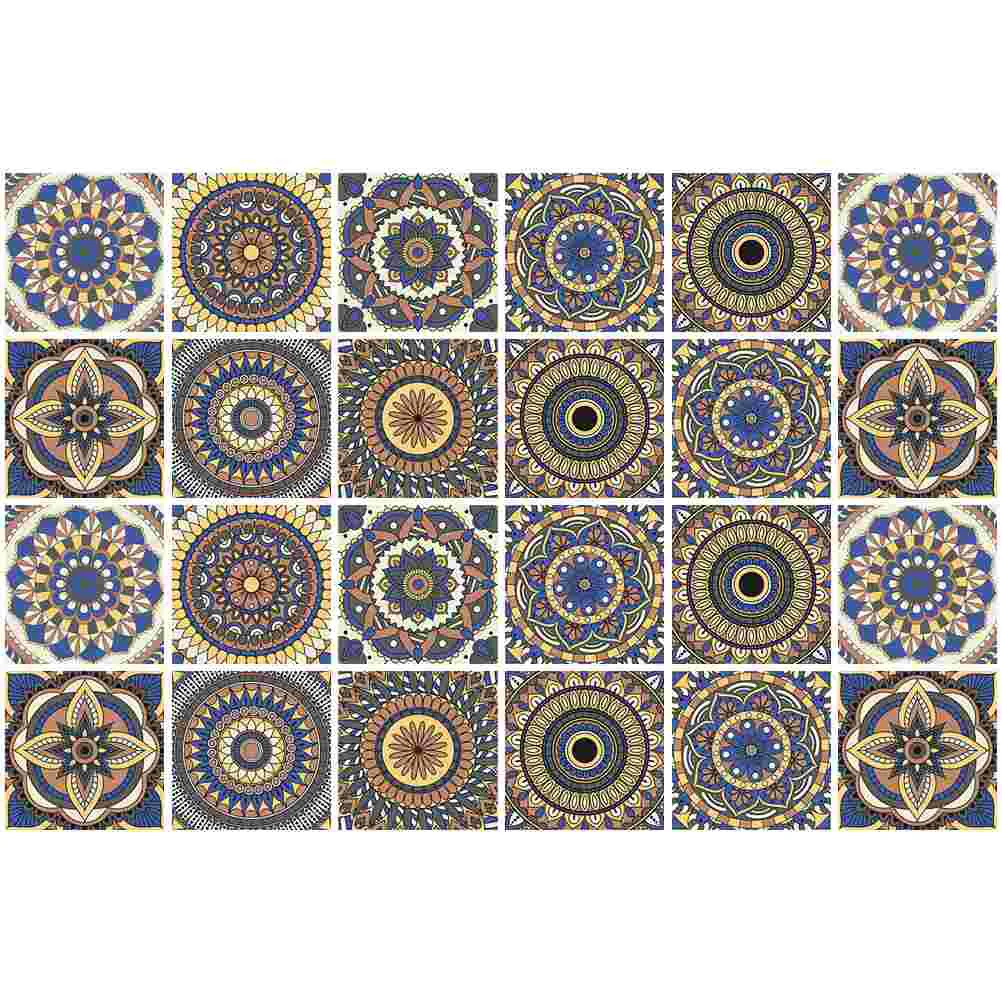 

Tile Sticker Decals Kitchen Bathroom Home Floor Tiles Cupboard Backsplash Stick Adhesive Decorative Removable Home decor