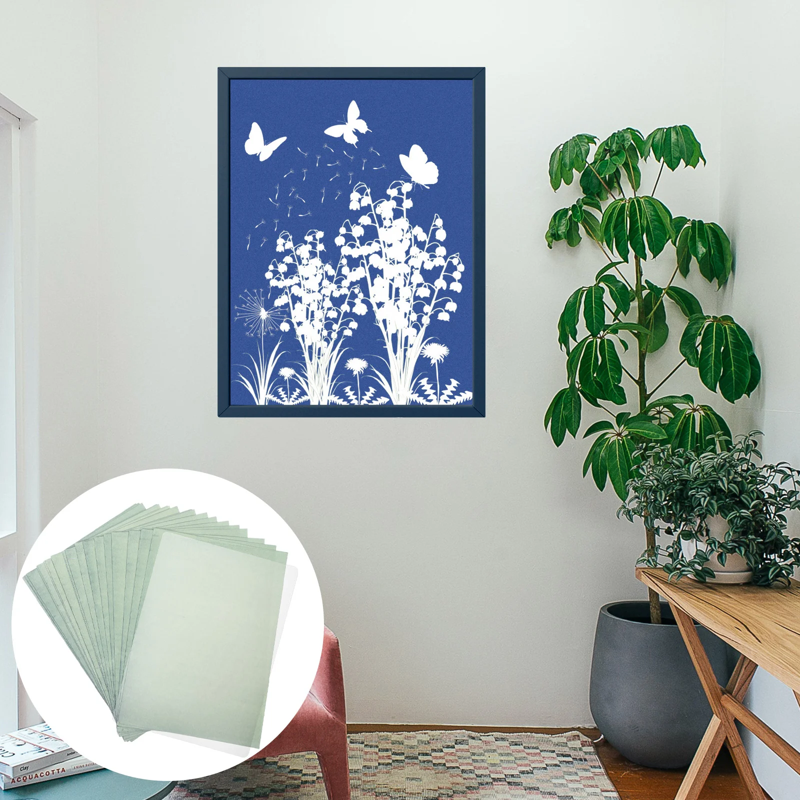 

Бумага Cyanotype для печати на солнце, товары для дома, товары для печати на солнце, аксессуары для проектов печати, инструменты