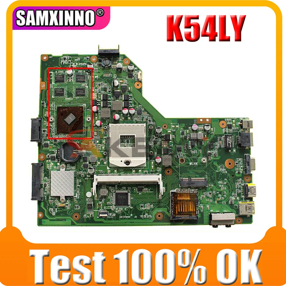

Материнская плата K54LY для ноутбука ASUS K54LY K54HR X84H, оригинальная материнская плата REV2.1/2,0 PM