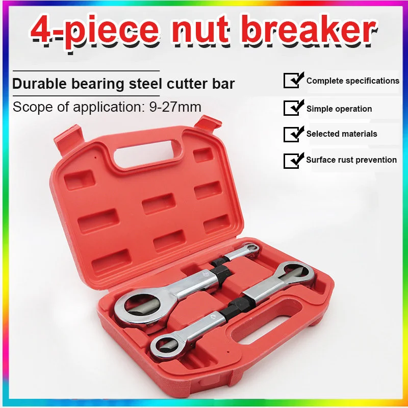 

Spanner Cracker Separator Damaged Rusty Nut Splitte Bolt Nut Extractor Remove Cutter Tool Manual Pressure Tools