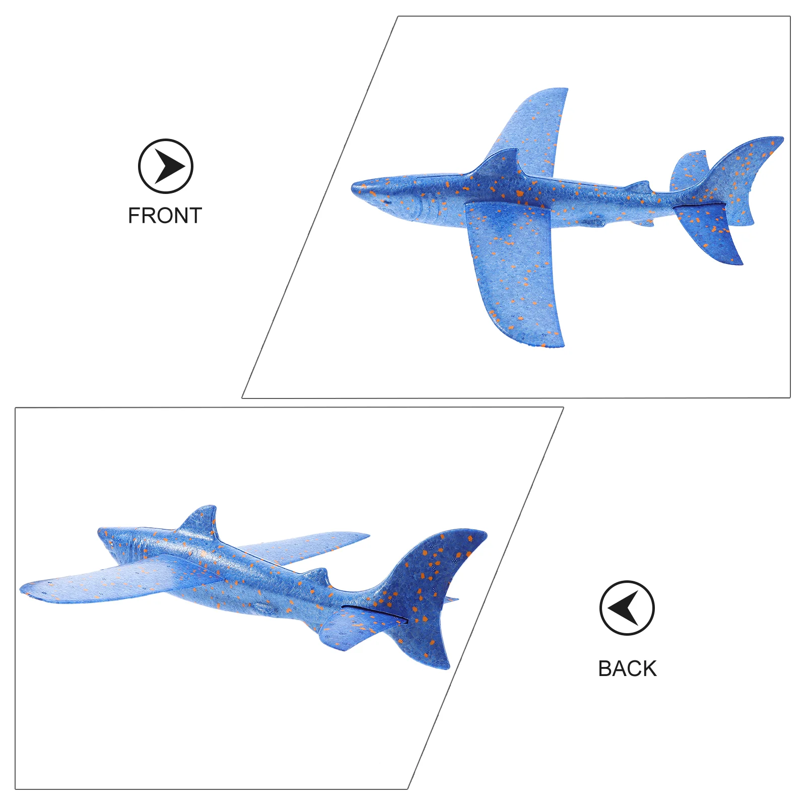 Самолет в виде акулы игрушка форме вспышки детский подарок модели Евы игрушки