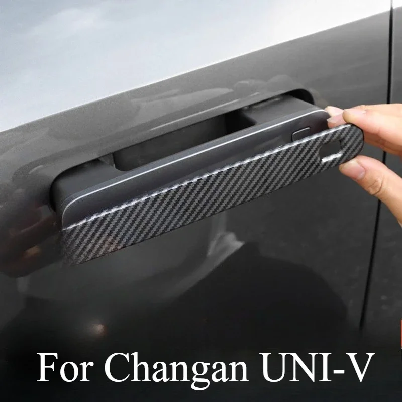 Фото Для Changan UNI-V внешняя ручка декоративная нашивка внешнее украшение обновление декоративная наклейка на корпус ручка наклейка аксессуары №3