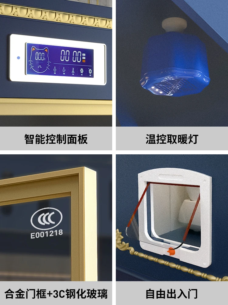 Трехэтажная вилла для кошек домашняя клетка домик из массива дерева большая