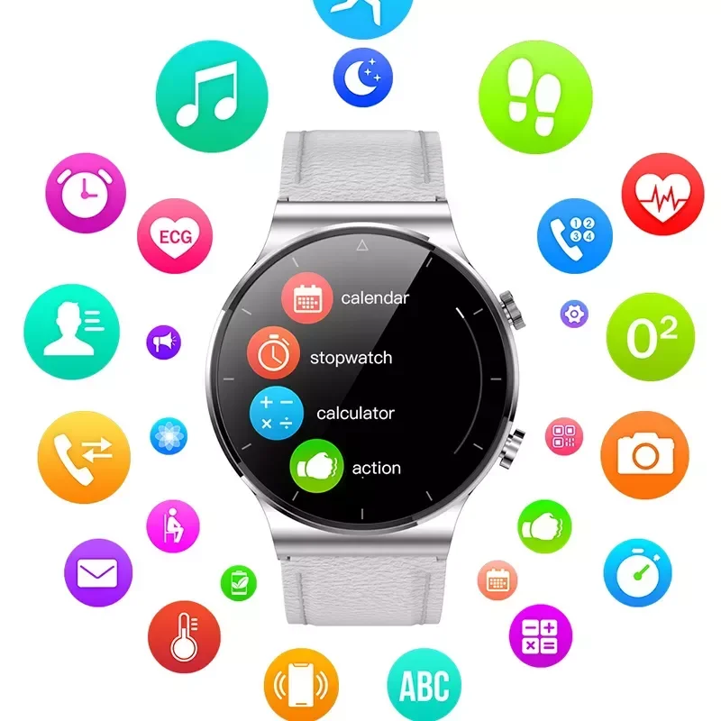 

Bluetooth Call Smart Watch Men Full Touch Screen Blood Oxygen Heart Rate Tracker IP68 Waterproof Smartwatch GT2