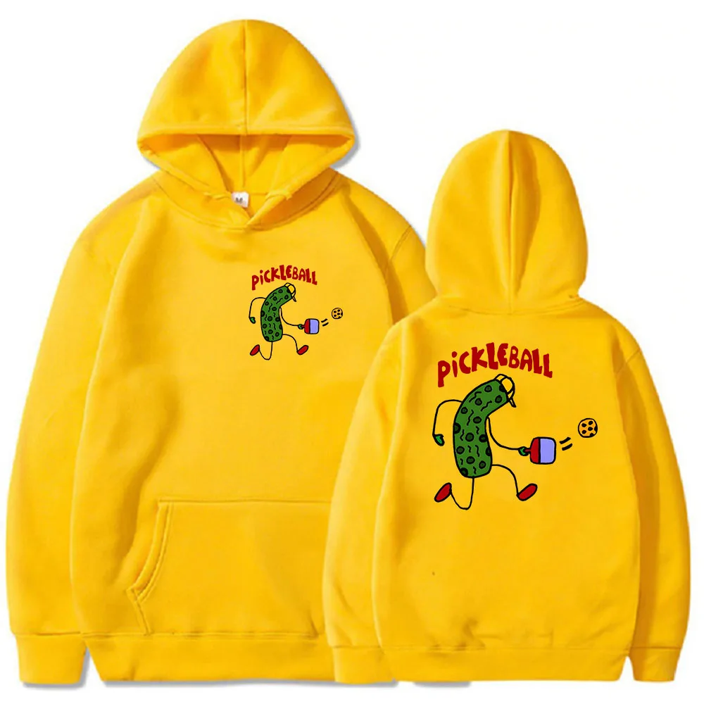 

Pickleball Hoodie Boys Funny Pickle Playing Sweatshirt Fashion Kawaii Top Y2k Streetwear Girls Clothing Kids Winter Long Sleeve