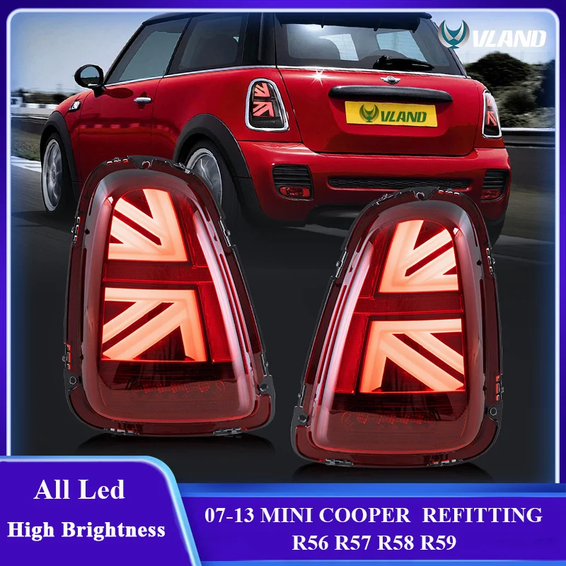 

LED Tail Lights Assembly for BMW Mini R56 R57 R58 R59 Cooper S Rear Lamps