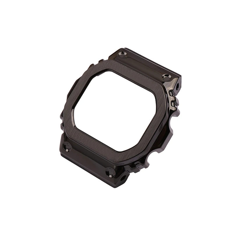 Men's 316 stainless steel metal strap case For Casio G-Shock DW5600 G5600E GWB5600 GW-M5610 Outdoor sports watch strap watchband