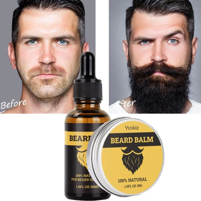 

Fast Beard Growth Essential Oil Beard Thicker Longer For Men Beard Treatment Anti-Hair Loss Regrowth Serum Nourishing Beard Care