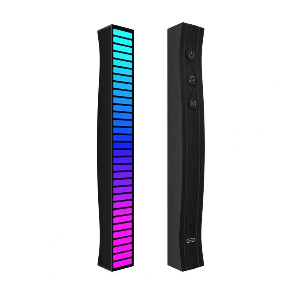 

Rhythm Light Voice Activated APP Control Portable RGB Color Changing Music Pickup Atmosphere Light for Home
