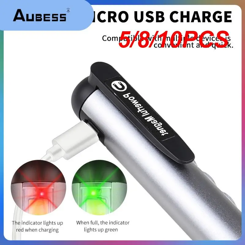 

5/8/10 шт., мощный светодиодный фонарик