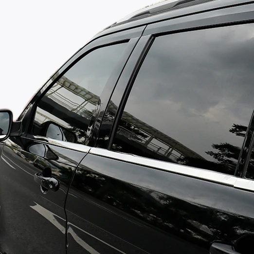 

6Pcs Exterior Car Decoration,Stainless Steel Window Moulding Trim Strip Body Side Cover, For Ford Explorer 13-18 Accessories