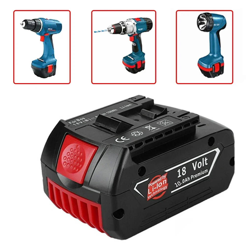 

100% оригинальный 10 Ач перезаряжаемый литий-ионный аккумулятор для Bosch 18V 6.0A резервный аккумулятор портативный запасной аккумулятор BAT609 BAT609G 618