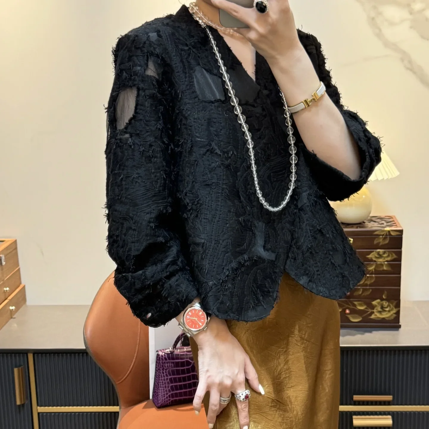 2024 ранняя осень модный простой пиджак женский элегантный универсальный светский