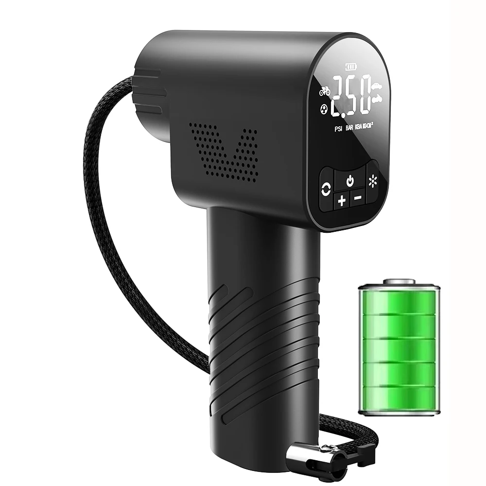 

EAFC Портативный Электрический Воздушный Насос Для Автомобиля, Мотоцикла, Велосипеда, Перезаряжаемая Батарея 4000 мАч