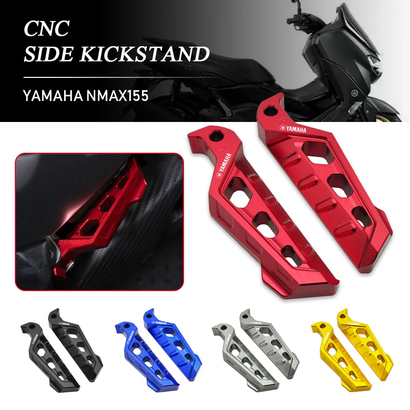 

Motorcycle CNC Passenger Rear Footrest Foot Pegs Rest Pedals for YAMAHA NMAX155