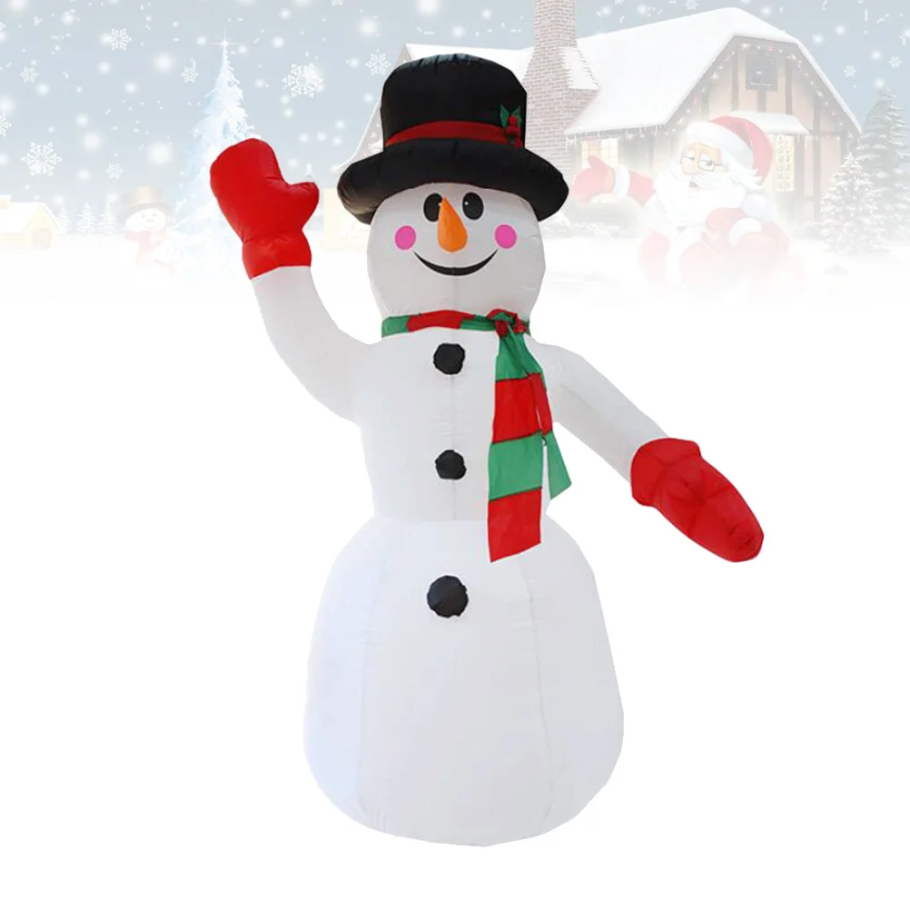 

1pc Snowman Creative Funny Snowman Balloon for Courtyard