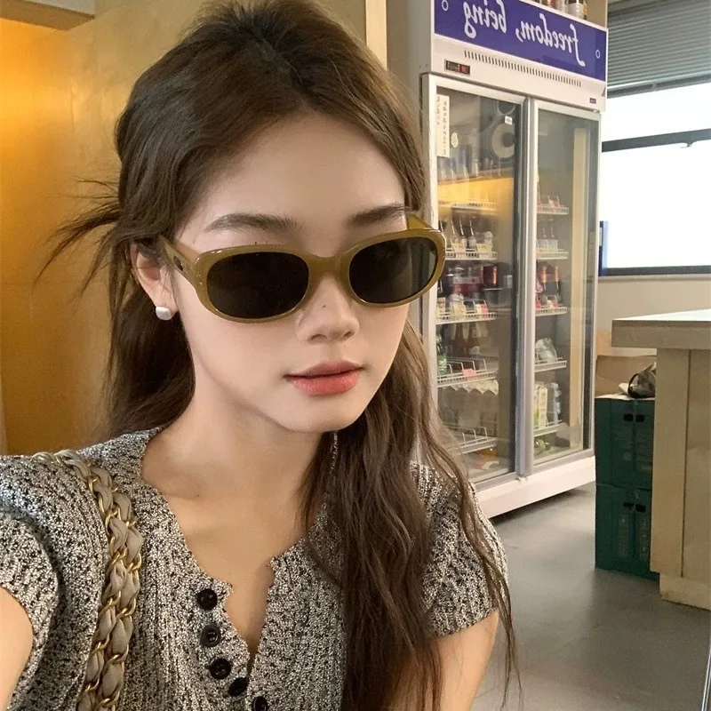 Модные женские солнцезащитные очки FRESHGUY Овальные Солнцезащитные с защитой от
