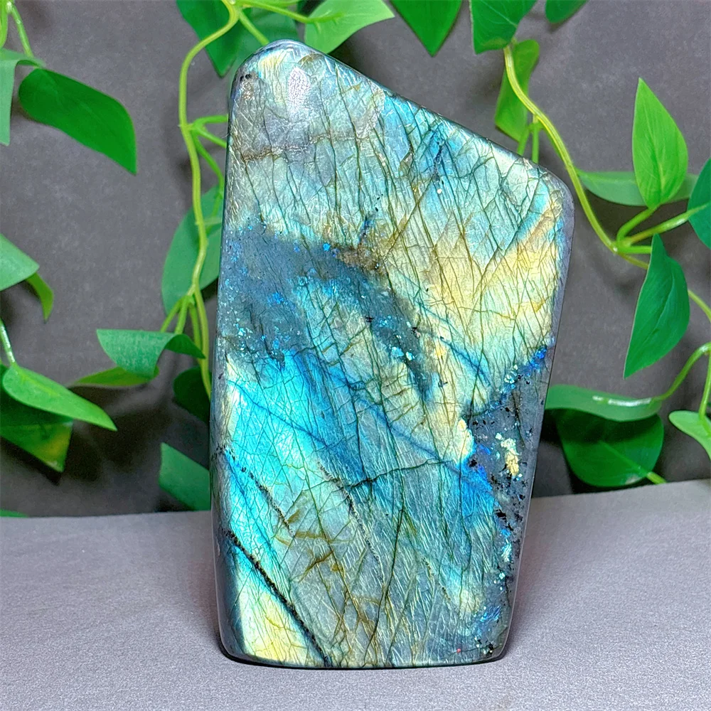 Лабрадорит свободная форма кристалл натуральный камень кварцевый минералы