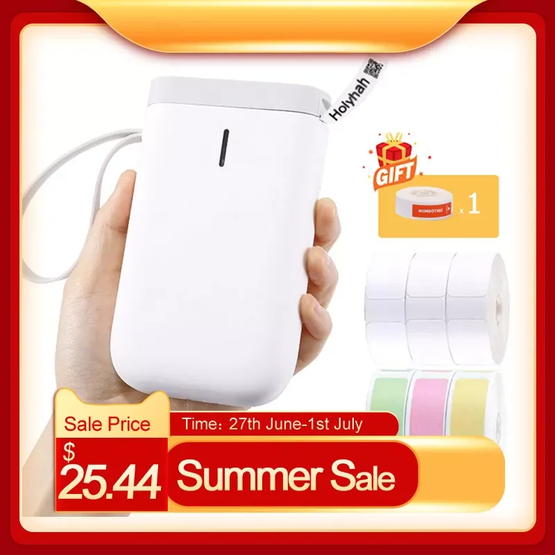 

Niimbot D11 Wireless Label Printer Portable Pocket Label Printer Portable Bluetooth Thermal Label Printer Home Office Printer