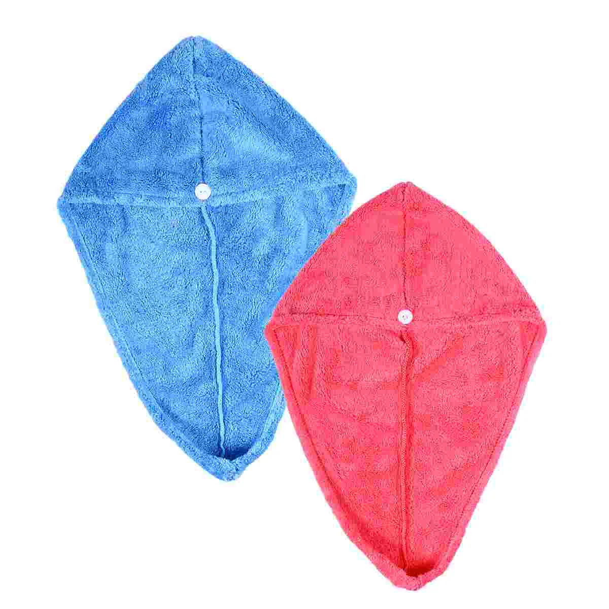 

2 Pcs Bath Visor Hair Dying Towels Hair Drying Turban Major Hair Drying Turban Hair Dry Wrap Hair Dying Towels Hair Dry Wrap