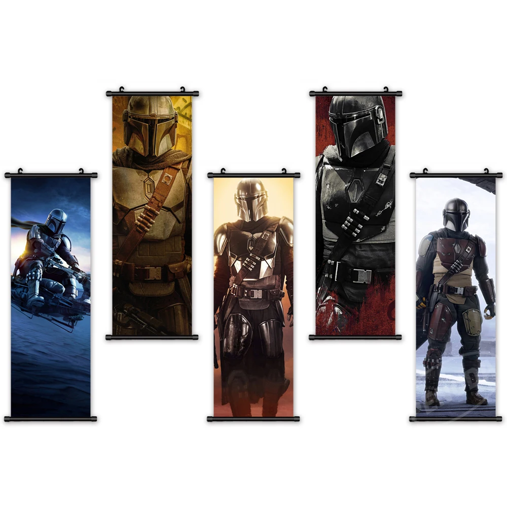 

Mandalore Poster Anime Movie Painting Classic Marvel Character Canvas Picture Wall Art Decor Home HD Printed Plastic Scroll Hang