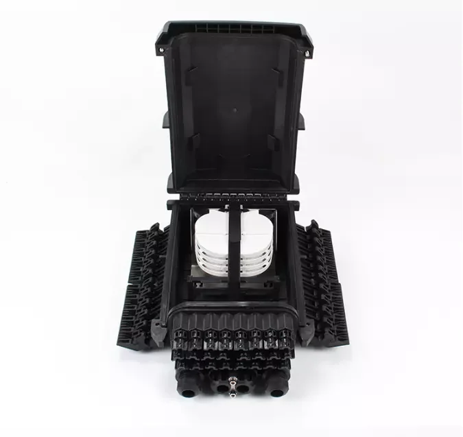 Outdoor FTTH Nap IP68 Black 24 Port Fiber Distribution Closure(OFDC) Manufacturing