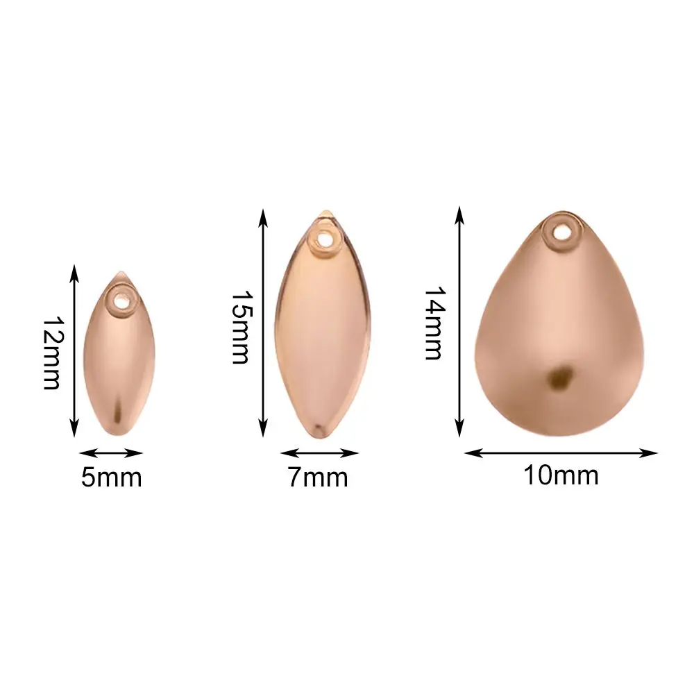 10 шт. Золотая Серебряная медная блесна нахлыстовая рыболовная приманка Спиннер