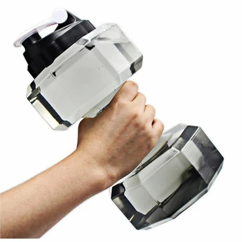 Fitness Bodybuilding Exercise Outdoor Bicycle Camping Cycling Bottle Water Dumbbell Sport Bottle Large Capacity Gym Running 1