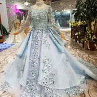 AIJINGYU Removable Luxury Bridal Online Cheap For Sale Rose Lace Tail Sex Ball Gown Wedding Dresses