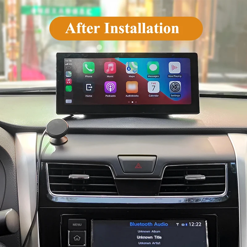 AUTOTOP 8 дюйма 2 Din универсальная система Linux Беспроводная CarPlay Android авто для Volkswagen Nissan